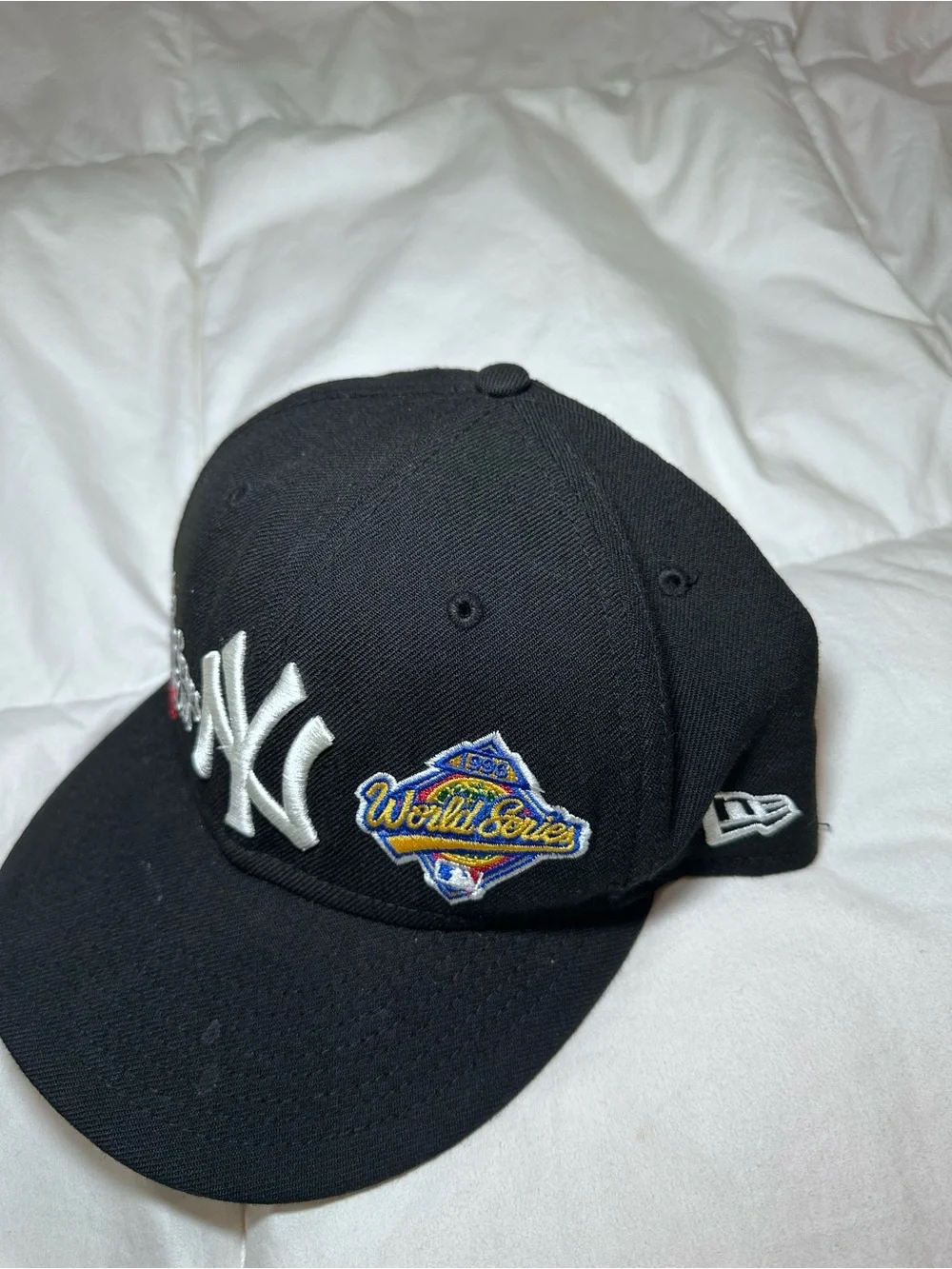 New Era Black New York Yankees World Series Patch Hat